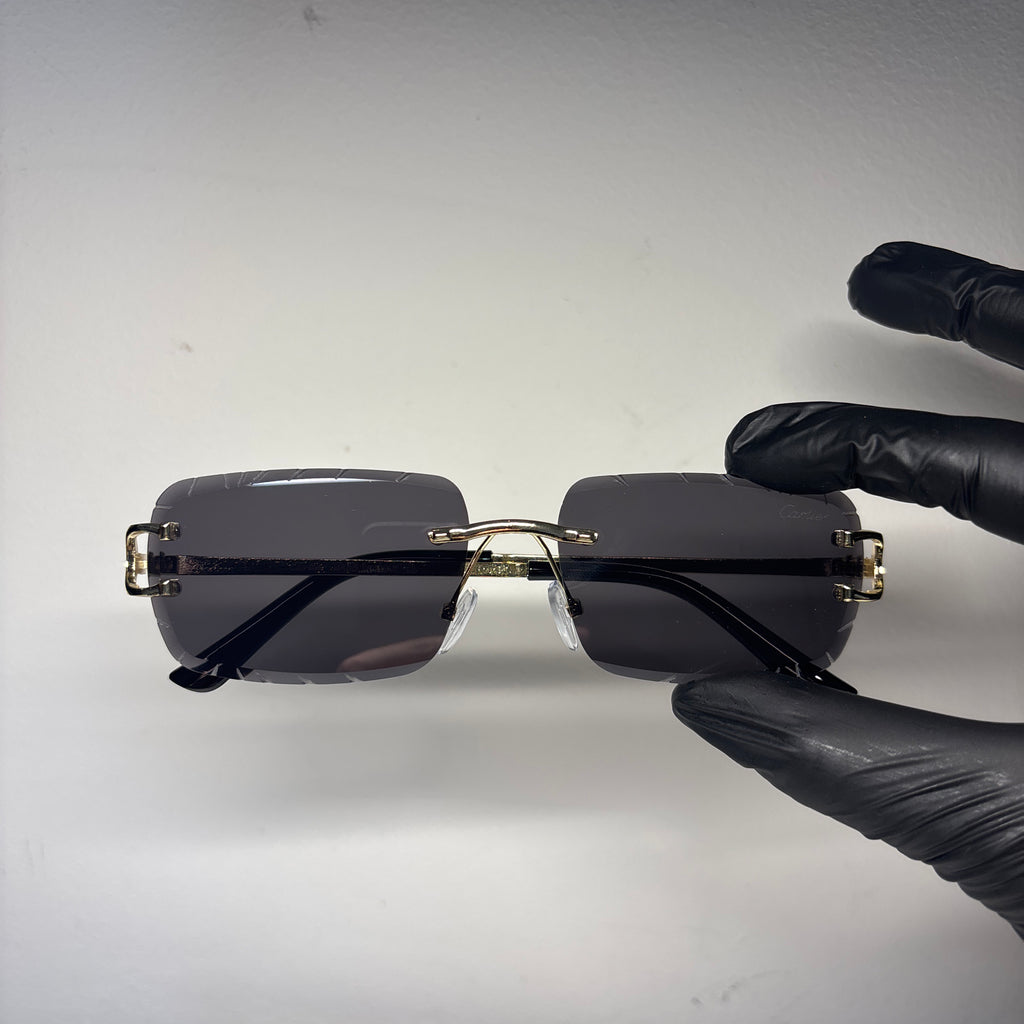 Cut lenses designer glasses C