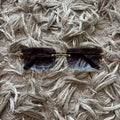 Cut designer glasses